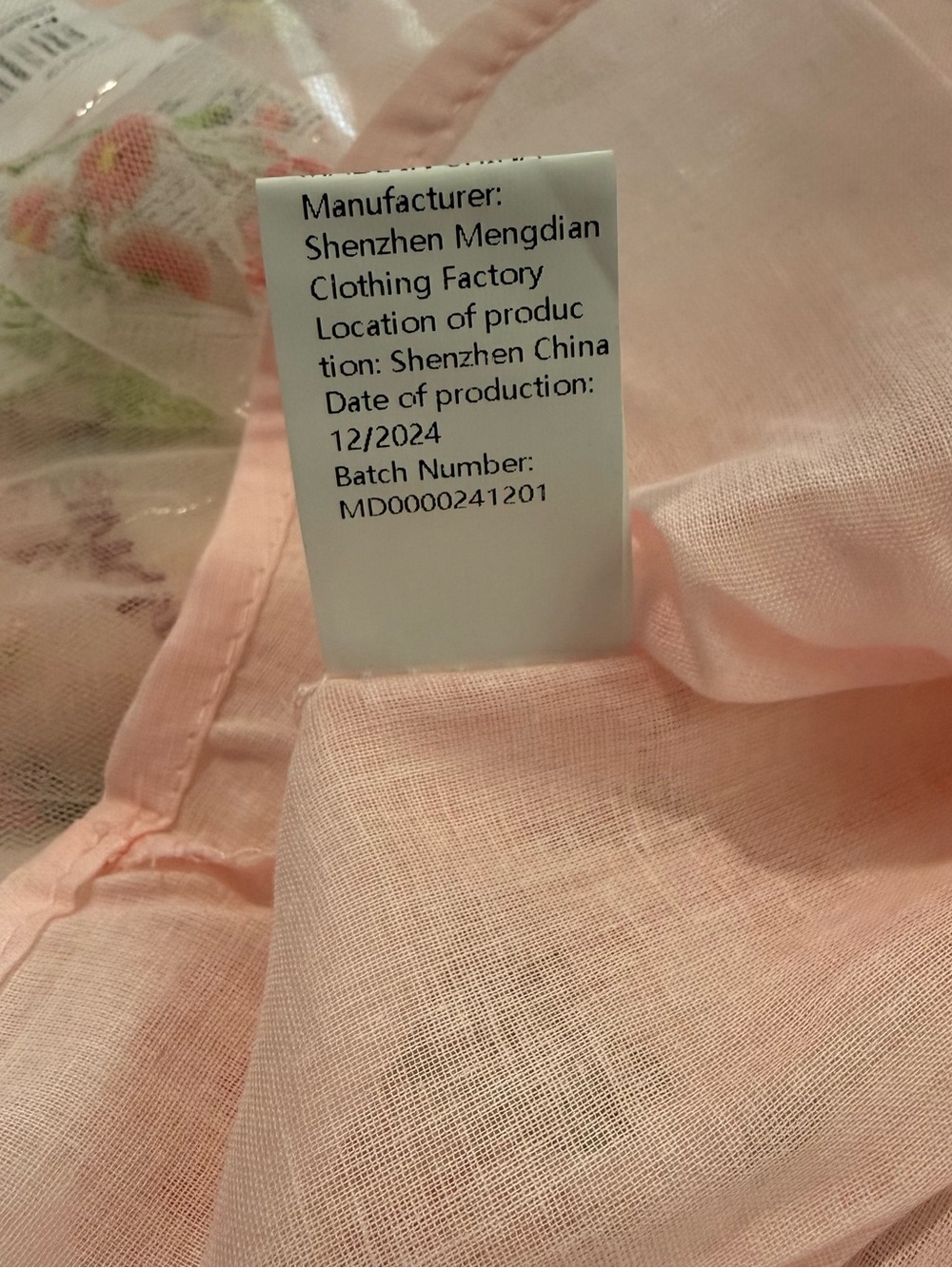 NWOT (3-4 Years) Girls Pink Butterfly Wings Tulle Dress - Picture 5 of 6
